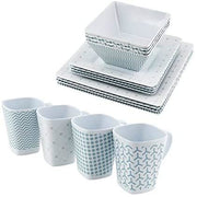Ronde Milda Melamine Set (12Pcs) 15938866 Planete Plein Air - Dynamic Drive