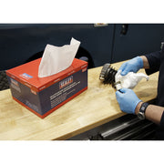 Sealey Multipurpose Paper Wipes in Dispenser Box Smooth White 73gsm 150 Sheets Sealey - Dynamic Drive