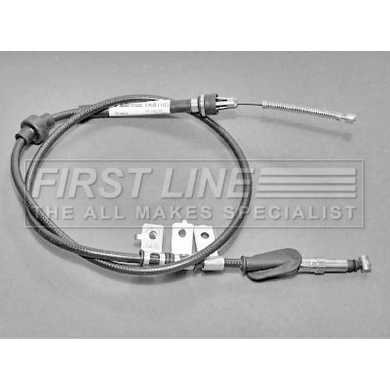 First Line Handbrake Cable Right Rear fits Honda Concerto 1989-1995 1.4 1.5