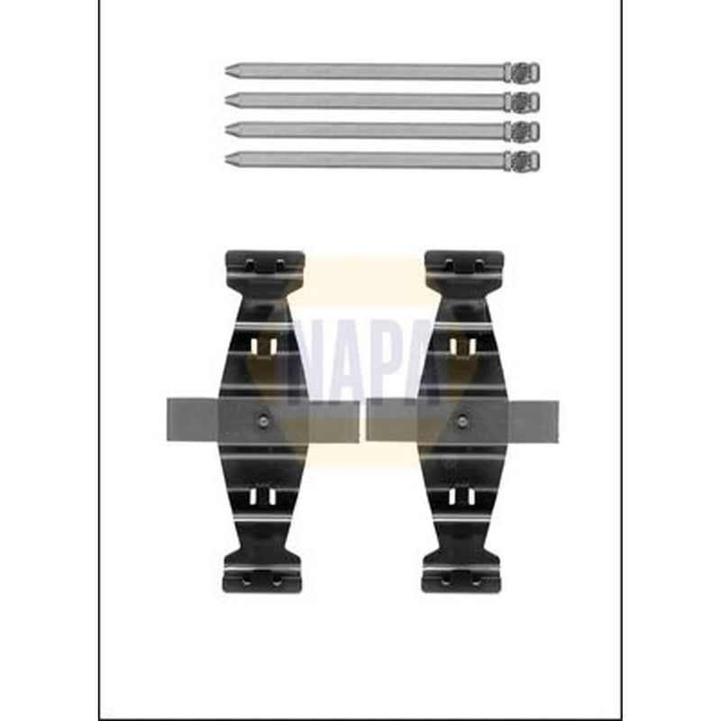 NAPA Brake Pad Accessory Fitting Kit Front fits Mercedes-Benz Cls 2006-2017