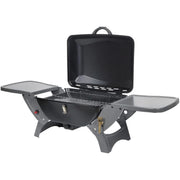 Folding Gas Barbecue Combo Bbq Trolley Portable Camping Table Top Stove V739 Crusader - Dynamic Drive