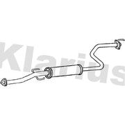 Klarius Box With Centre Pipe Centre fits Honda Civic Aerodeck 1998-2001 1.8