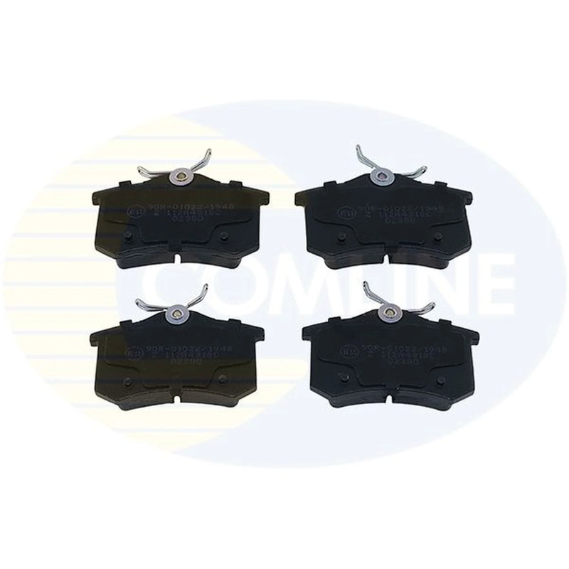 Comline 4 x Rear Brake Pad Set fits Opel Corsa F 2019 on 1.2 1.5