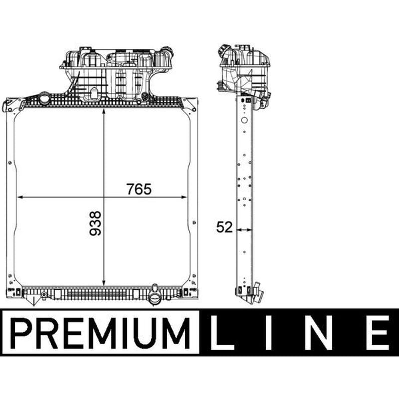 Mahle Engine Radiator CR 1038 000P