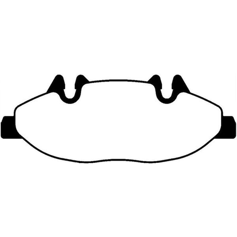 Abtex Front Brake Pad Set fits Mercedes-Benz Viano 2003-2006