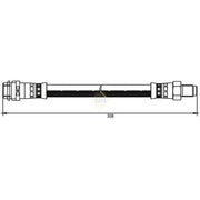 NAPA Brake Hydraulic Hose Line Rear fits Mercedes-Benz C-Class 1993-2008