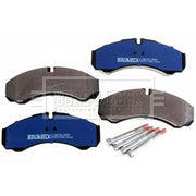 Borg & Beck Rear Brake Solid Discs & Pads fits Renault Master Pro 2004-2010