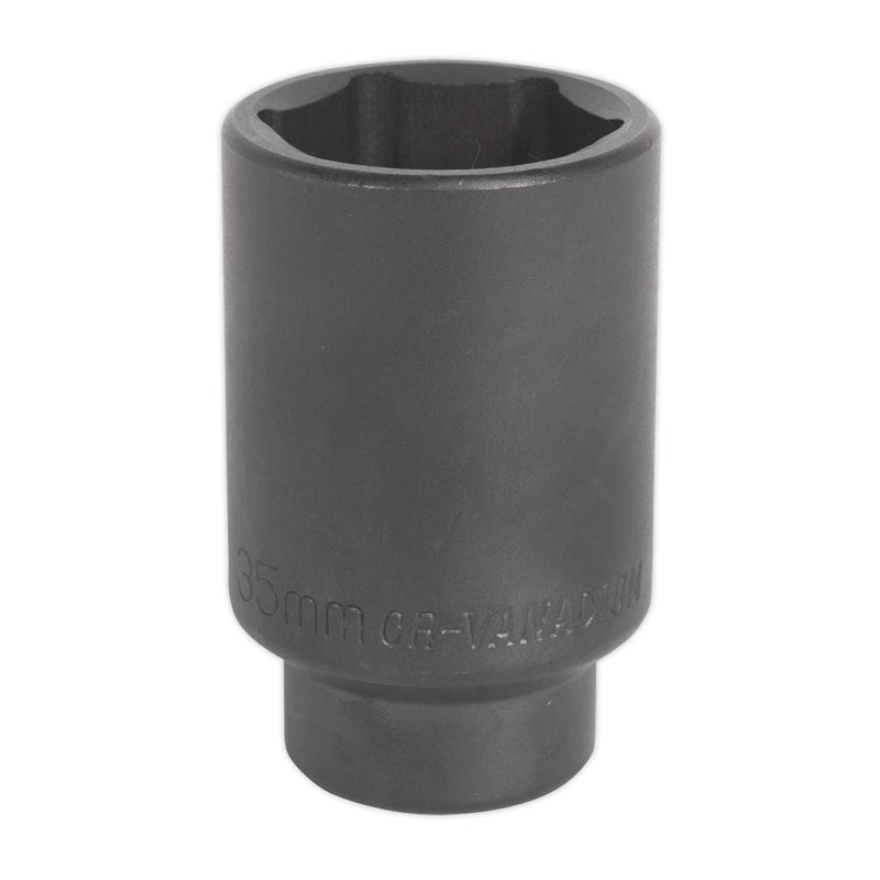 Sealey Impact Socket 35mm Deep 1/2"Sq Drive SX005 Sealey - Dynamic Drive
