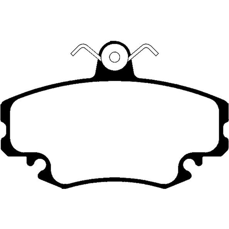 Abtex Front Brake Pad Set fits Dacia Logan 2004-2012 1.2 1.4 1.5 1.6