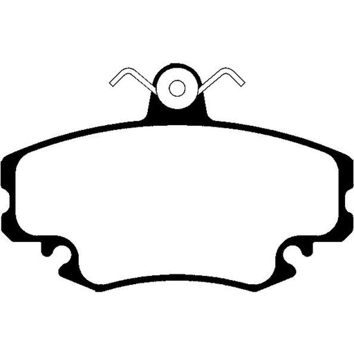 Abtex Front Brake Pad Set fits Dacia Logan 2004-2012 1.2 1.4 1.5 1.6