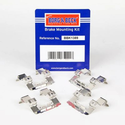 Borg & Beck Brake Pad Accessory Fitting Kit Front BBK1389