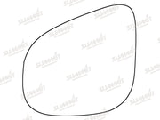 Summit Stick-On Standard Mirror Glass fits Renault Kangoo 12 on LHS Summit - Bars 4 Cars