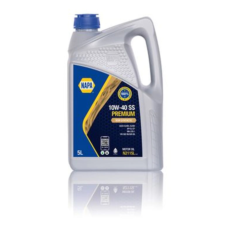 NAPA Engine Part Synthetic Oil 5L A3/B4 CF 10W-40 fits Alfa Romeo 166 2003-2007