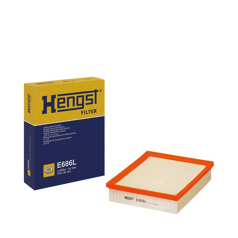 Hengst Engine Air Filter fits Fiat Multipla 1999-2010 1.6 1.9