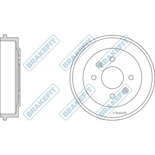 Apec Brake Drum Assembly Rear fits Opel Karl 2015-2019 1.0