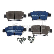 Borg & Beck Front & Rear Brake Discs & Pads fits Fiat Grande Punto 2005-2009