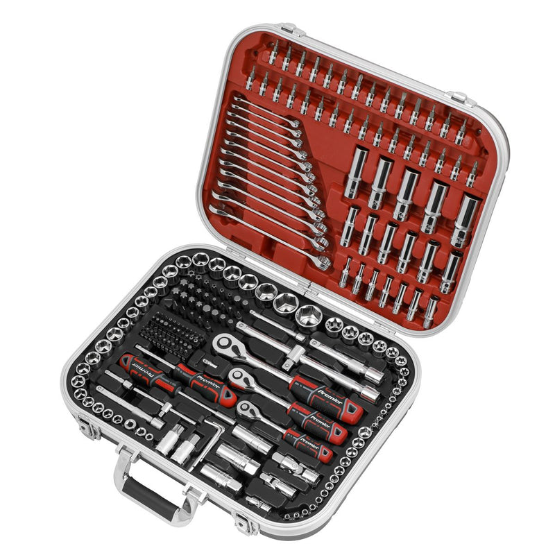 Sealey Premier Premier Socket Set 1/4", 3/8" & 1/2"Sq Drive 216pc AK7982 Sealey Premier - Dynamic Drive