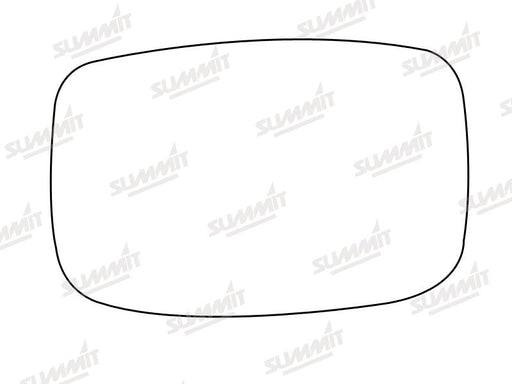 Summit Stick-On Standard Mirror Glass fits Ford Escort RHS Summit - Bars 4 Cars