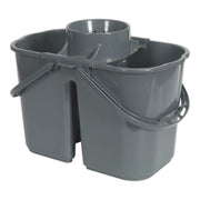 Sealey Mop Bucket 15L 2 Compartment BM07 Sealey - Dynamic Drive