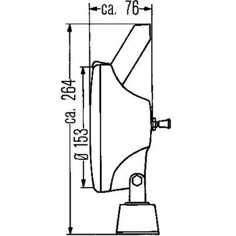 Hella Worklight High fits Man F90 1986-1997