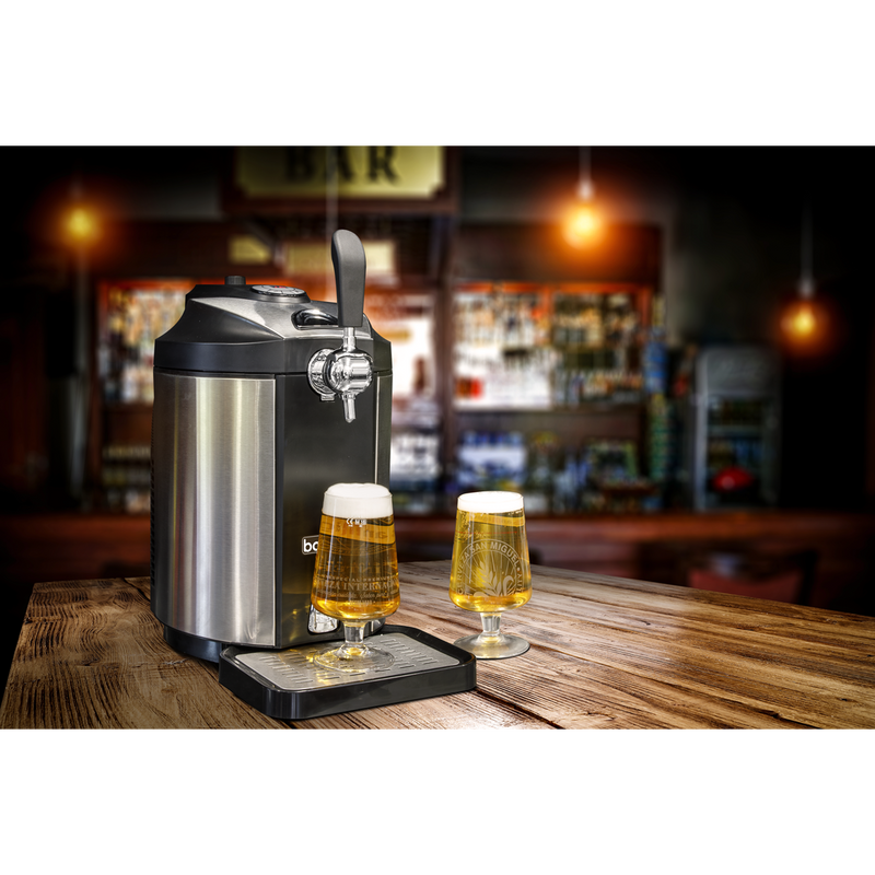 Baridi 5L Mini Keg Draft Beer Dispenser Tap 4C Integrated Cooling Baridi  - Dynamic Drive