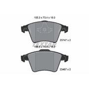 Textar Front Brake Pad Set 2374702