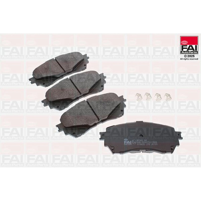FAI Front Brake Vented Discs & Pads fits Mazda 6 2018-2020 2.2