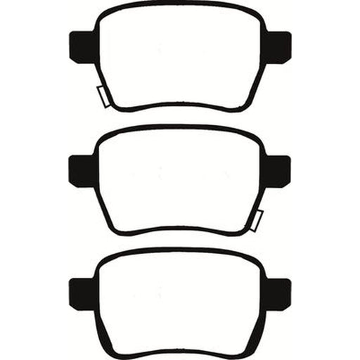Abtex Front & Rear Pads fits Fiat 500L 2013-2014 1.4 1.6