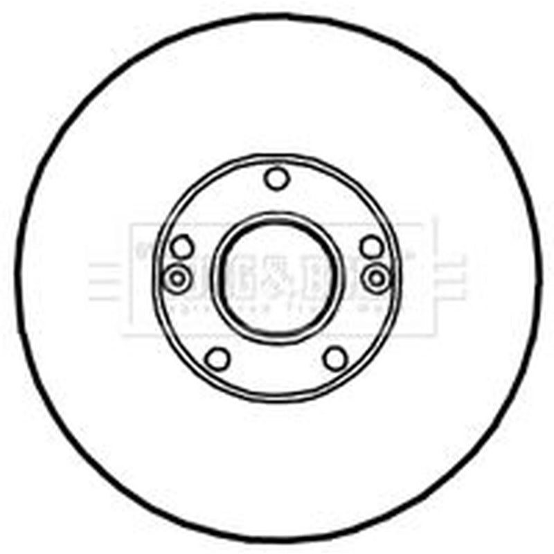 Borg & Beck Front & Rear Brake Discs & Pads fits Hyundai IX35 2010-2015 2.0 2.4