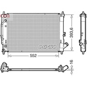 Denso Engine Radiator DRM41016