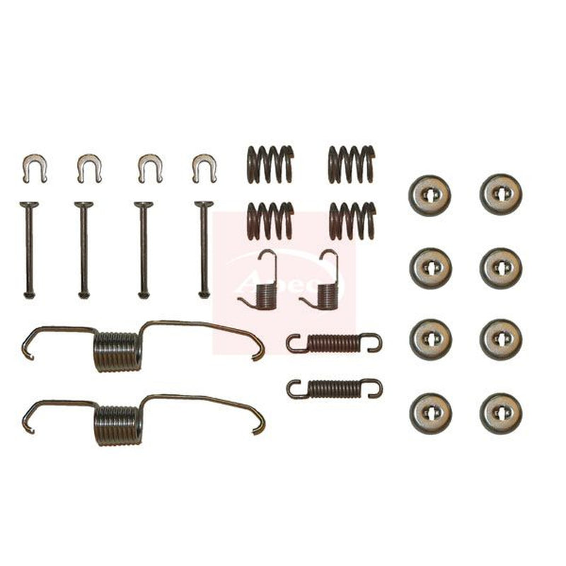 Apec Brake Shoe Accessory Kit Rear fits Toyota Camry 1982-1991 1.8 2.0