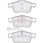 Apec Front Brake Pad Set fits Chrysler Delta 2011 on 2.0