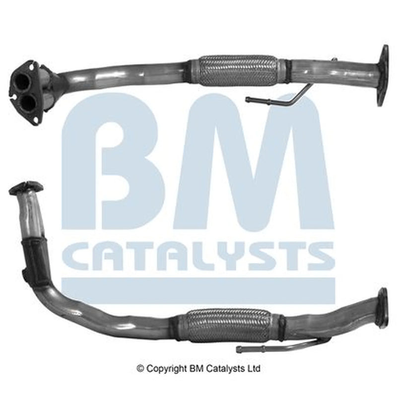 BM Catalysts Exhaust Pipe OD fits Fiat Punto 1993-2000 1.1 1.2