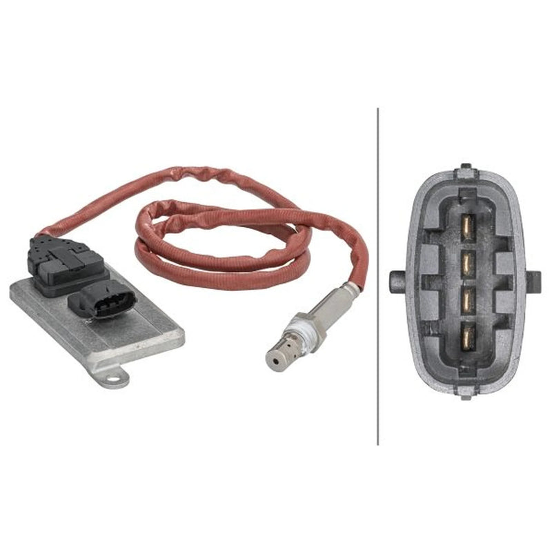 Hella NOx Nitrogen Oxide Sensor Exhaust Pin fits Daf Cf 75 2001-2013