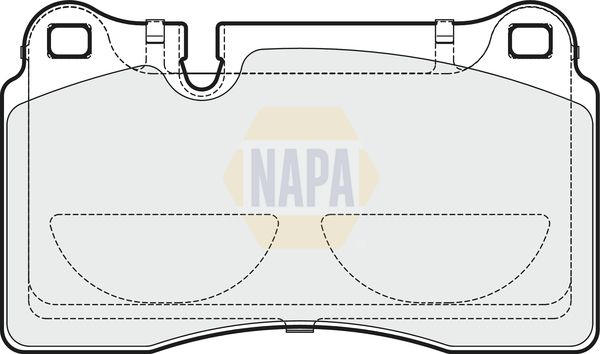 NAPA Front Vented & Rear Vented Brake Discs & Pads fits FERRARI VW