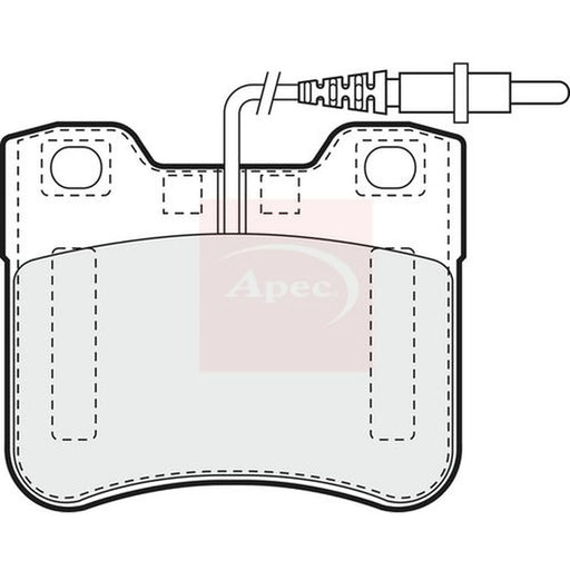 Apec Front Brake Pad Set PAD715