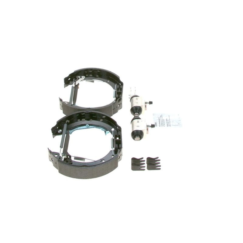 Bosch Brake Shoe Set Axle Kit fits Mitsubishi Colt VI 2004-2012 1.1 1.3 1.5