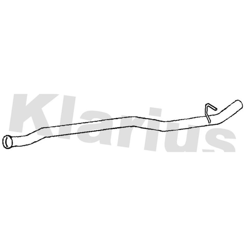 Klarius Exhaust Pipe OD fits Nissan Kubistar 2003 on 1.5