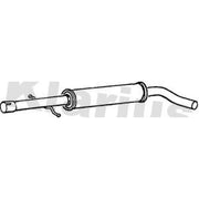 Klarius Box With Centre Pipe Centre fits Audi A3 1996-2003 1.8