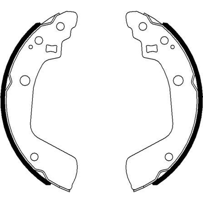 Mintex Brake Shoe Set Axle Kit fits Suzuki Swift III 2005-2015 1.3 1.5