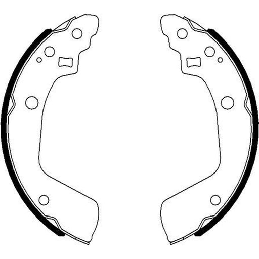Mintex Brake Shoe Set Axle Kit fits Suzuki Swift III 2005-2015 1.3 1.5