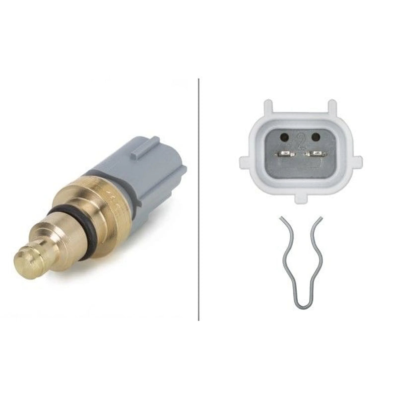 Hella Coolant Temperature Sensor fits Ford Fiesta 2000-2002 1.6