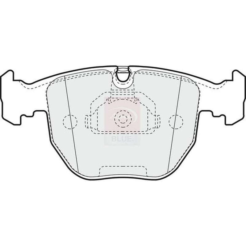 Apec Front Brake Pad Set fits BMW 5 1996-2004