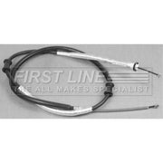 First Line Handbrake Cable Right Rear fits Fiat Doblo Box Body 2001 on 1.6 1.9