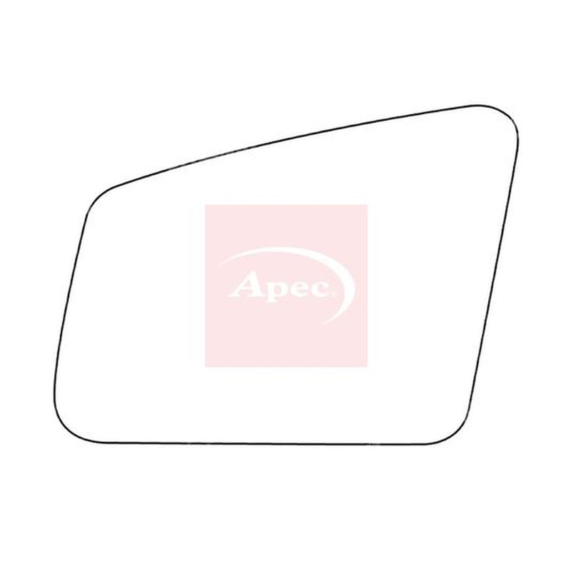 Apec Exterior Wing Mirror Glass Left fits Mercedes-Benz A-Class 2012-2019