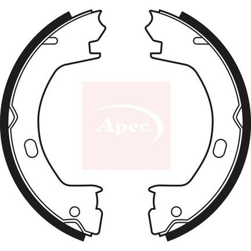 Apec Parking Brake Shoe Set fits Chrysler Neon 1994-1999 1.8 2.0