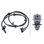 Hella ABS Wheel Speed Sensor Rear 6PU 358 251-521