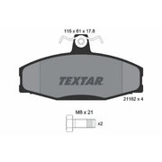 Textar Front Brake Pad Set 2166201