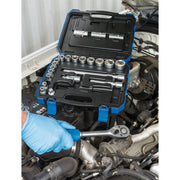 Draper Metric Socket Set, 1/2" Sq. Dr. (24 Piece) 16362 Draper - Dynamic Drive