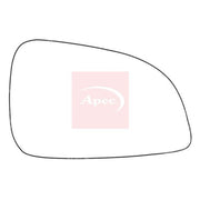 Apec Exterior Wing Mirror Glass Right fits Opel Astra H 2004-2014